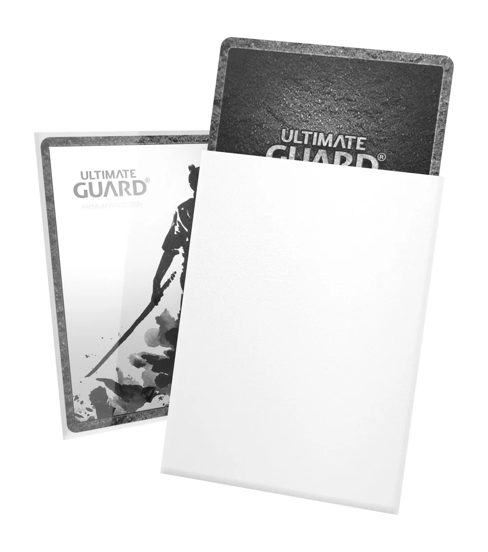 Ultimate Guard Katana Sleeves Standard Size 66 x 91 mm (100 Sleeves) - White